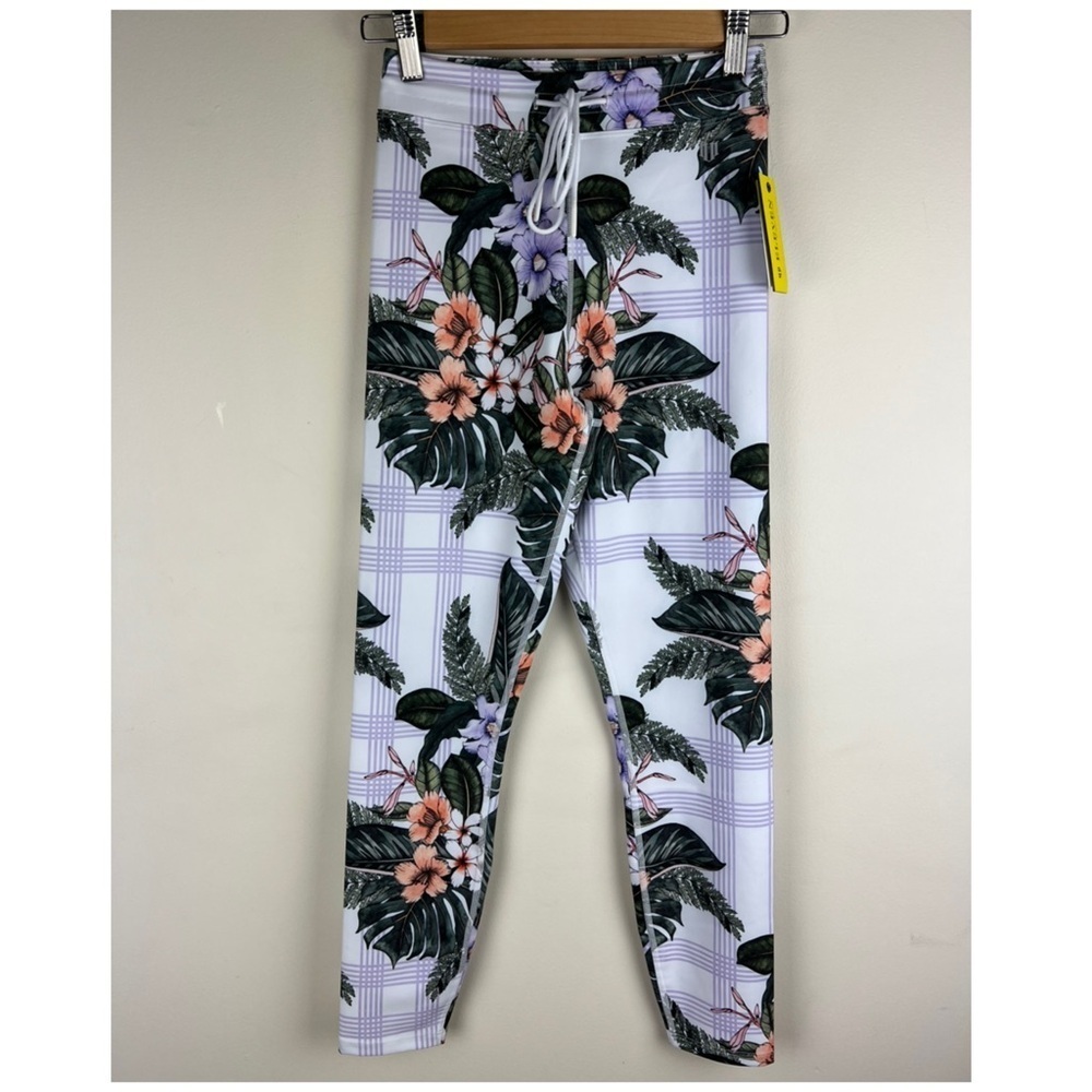 EleVen By Venus Williams | Floral Tennis Sporty Tropicana Leggings | XS - Picture 6 of 11